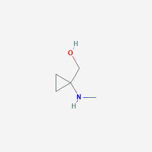 molecular formula C5H11NO B3045531 [1-(Methylamino)cyclopropyl]methanol CAS No. 1094071-94-9