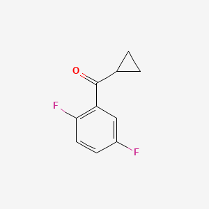 molecular formula C10H8F2O B3045534 Cyclopropyl(2,5-difluorophenyl)methanone CAS No. 1094338-36-9