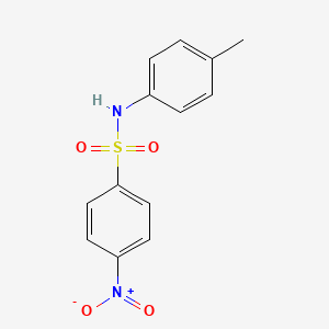 molecular formula C13H12N2O4S B3045560 N-(4-methylphenyl)-4-nitrobenzenesulfonamide CAS No. 109845-76-3