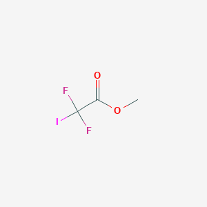 molecular formula C3H3F2IO2 B3045561 Acetic acid, difluoroiodo-, methyl ester CAS No. 109872-87-9