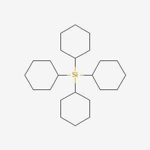molecular formula C24H44Si B3045562 Tetracyclohexylsilane CAS No. 1099-44-1