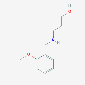 1-Propanol, 3-[[(2-methoxyphenyl)methyl]amino]-