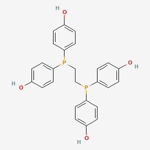molecular formula C26H24O4P2 B3045585 Phenol, 4,4',4'',4'''-(1,2-ethanediyldiphosphinidyne)tetrakis- CAS No. 110391-34-9