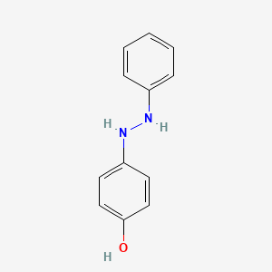 molecular formula C12H12N2O B3045590 4-(2-Phenylhydrazinyl)phenol CAS No. 110504-76-2