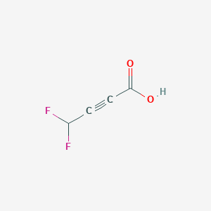 molecular formula C4H2F2O2 B3045625 4,4-difluorobut-2-ynoic Acid CAS No. 110680-65-4