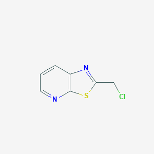 molecular formula C7H5ClN2S B3045627 2-(chloromethyl)-[1,3]thiazolo[5,4-b]pyridine CAS No. 110704-35-3