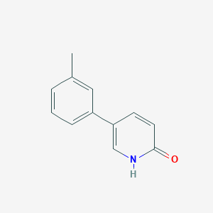 molecular formula C12H11NO B3045644 2-Hydroxy-5-(3-methylphenyl)pyridine CAS No. 1111109-83-1