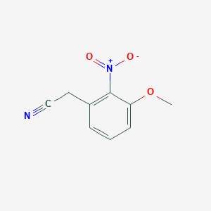 molecular formula C9H8N2O3 B3045678 2-(3-methoxy-2-nitrophenyl)acetonitrile CAS No. 111795-89-2