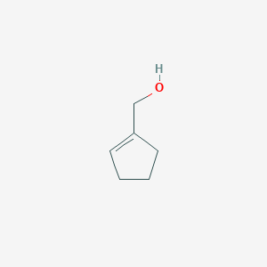 molecular formula C6H10O B3045692 1-Cyclopentene-1-methanol CAS No. 1120-80-5