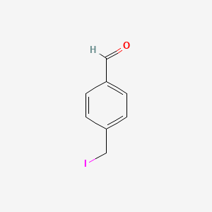 molecular formula C8H7IO B3045734 4-(Iodomethyl)benzaldehyde CAS No. 112812-08-5