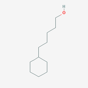 molecular formula C11H22O B3045735 Cyclohexanepentanol CAS No. 1129-66-4