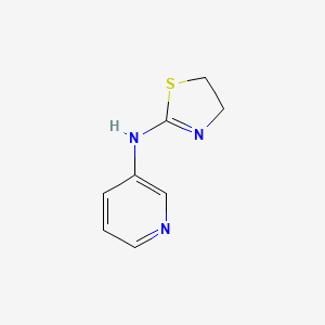 molecular formula C8H9N3S B3045737 N-(Pyridin-3-yl)-4,5-dihydrothiazol-2-amine CAS No. 112934-42-6