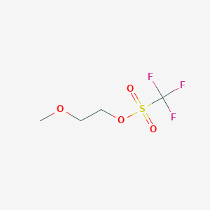 molecular formula C4H7F3O4S B3045739 2-Methoxyethyl trifluoromethanesulfonate CAS No. 112981-50-7