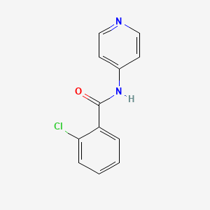 molecular formula C12H9ClN2O B3045759 Benzamide, 2-chloro-N-4-pyridinyl- CAS No. 113204-19-6
