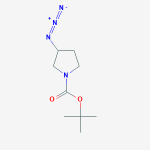 molecular formula C9H16N4O2 B3045770 Tert-butyl 3-azidopyrrolidine-1-carboxylate CAS No. 113451-52-8