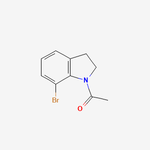 molecular formula C10H10BrNO B3045803 1-(7-Bromoindolin-1-yl)ethanone CAS No. 114144-24-0