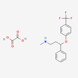 molecular formula C19H20F3NO5 B3045813 Fluoxetine oxalate CAS No. 114414-02-7