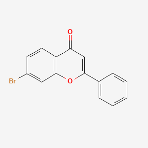 molecular formula C15H9BrO2 B3045833 7-Bromo-2-phenyl-chromen-4-one CAS No. 1148-47-6