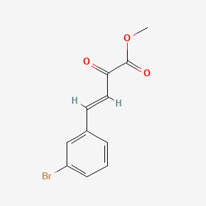 molecular formula C11H9BrO3 B3045834 Methyl (3E)-4-(3-bromophenyl)-2-oxobut-3-enoate CAS No. 1148004-80-1