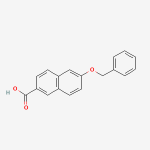 molecular formula C18H14O3 B3045835 6-(benzyloxy)-2-naphthoic acid CAS No. 114804-77-2