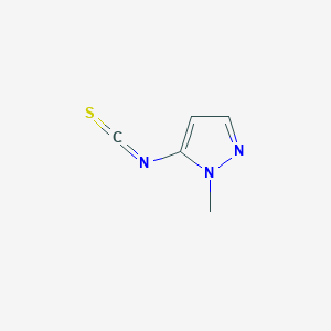 molecular formula C5H5N3S B3045840 5-Isothiocyanato-1-methyl-1H-pyrazole CAS No. 114874-31-6