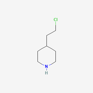 molecular formula C7H14ClN B3045845 4-(2-Chloroethyl)piperidine CAS No. 114998-55-9
