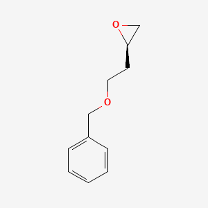molecular formula C11H14O2 B3045857 (R)-(2-phenylmethoxyethyl)oxirane CAS No. 115114-87-9