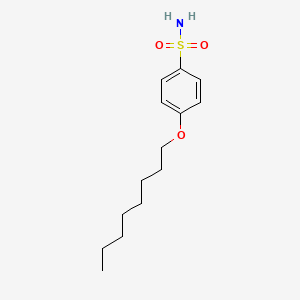 molecular formula C14H23NO3S B3045859 4-(Octyloxy)benzene-1-sulfonamide CAS No. 1152-74-5