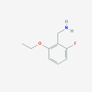 molecular formula C9H12FNO B3045874 2-Ethoxy-6-fluorobenzylamine CAS No. 1154882-16-2