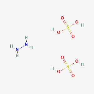 molecular formula H8N2O8S2 B3045884 hydrazine;sulfuric acid CAS No. 115865-84-4