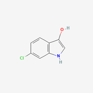 molecular formula C8H6ClNO B3045939 6-chloro-1H-indol-3-ol CAS No. 116569-05-2