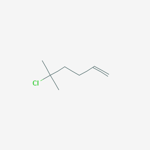 molecular formula C7H13Cl B3045950 5-Chloro-5-methylhex-1-ene CAS No. 116911-84-3