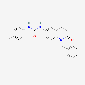 1-(1-Benzyl-2-oxo-1,2,3,4-tetrahydroquinolin-6-yl)-3-(p-tolyl)urea