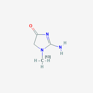 molecular formula C4H7N3O B3045982 Creatinine-(methyl-13C) CAS No. 1173022-95-1
