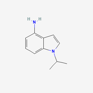 molecular formula C11H14N2 B3045984 1-Isopropyl-1H-indol-4-amine CAS No. 1173986-92-9