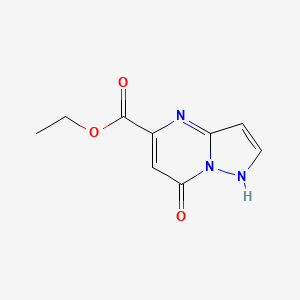 molecular formula C9H9N3O3 B3045986 Ethyl 7-oxo-1,7-dihydropyrazolo[1,5-a]pyrimidine-5-carboxylate CAS No. 1174064-69-7