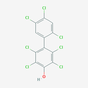 molecular formula C12H3Cl7O B030460 4-Hydroxy-2,2',3,4',5,5',6-heptachlorobiphenyl CAS No. 158076-68-7