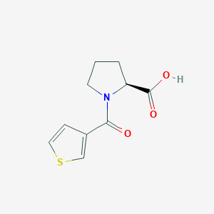 molecular formula C10H11NO3S B3046006 L-Proline, 1-(3-thienylcarbonyl)- CAS No. 117918-57-7