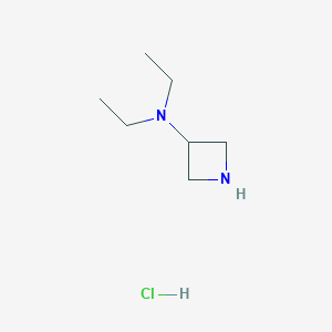 molecular formula C7H17ClN2 B3046076 N,N-Diethylazetidin-3-amine hydrochloride CAS No. 1190322-61-2