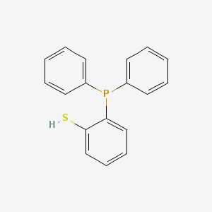 molecular formula C18H15PS B3046088 Benzenethiol, 2-(diphenylphosphino)- CAS No. 119327-17-2