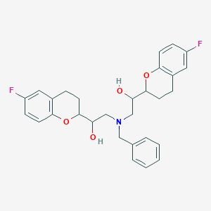 molecular formula C29H31F2NO4 B030461 外消旋 N-苄基萘必洛尔 CAS No. 929706-85-4