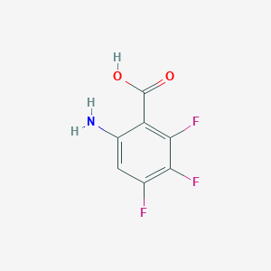 molecular formula C7H4F3NO2 B3046104 6-Amino-2,3,4-trifluorobenzoic acid CAS No. 1196151-13-9