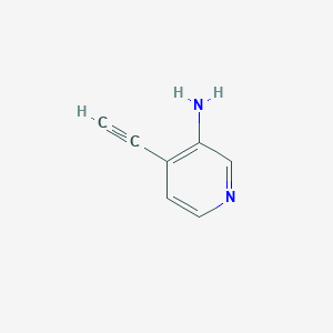 molecular formula C7H6N2 B3046114 4-Ethynylpyridin-3-amine CAS No. 1196156-75-8