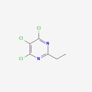 molecular formula C6H5Cl3N2 B3046117 4,5,6-Trichloro-2-ethylpyrimidine CAS No. 1197-30-4