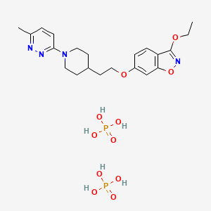molecular formula C21H32N4O11P2 B3046123 Vapendavir diphosphate CAS No. 1198151-75-5