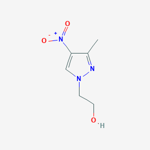 molecular formula C6H9N3O3 B3046141 2-(3-Methyl-4-nitro-pyrazol-1-yl)-ethanol CAS No. 1201936-01-7