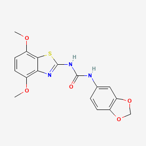 1-(Benzo[d][1,3]dioxol-5-yl)-3-(4,7-dimethoxybenzo[d]thiazol-2-yl)urea