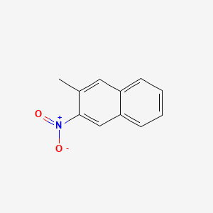 molecular formula C11H9NO2 B3046160 2-Methyl-3-nitronaphthalene CAS No. 1204-72-4