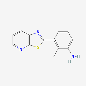2-Methyl-3-{[1,3]thiazolo[5,4-b]pyridin-2-yl}aniline