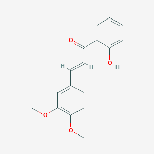 molecular formula C17H16O4 B304617 (E)-2'-Hydroxy-3,4-dimethoxychalcone CAS No. 79140-20-8